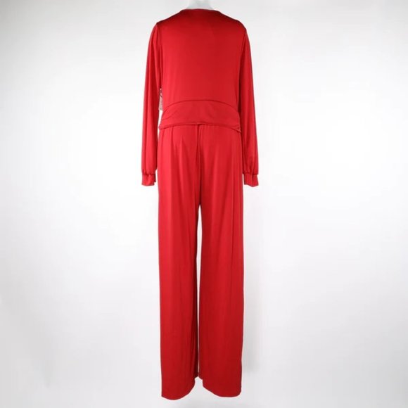 FTF Red Women's Jumpsuit - Picture 2 of 3